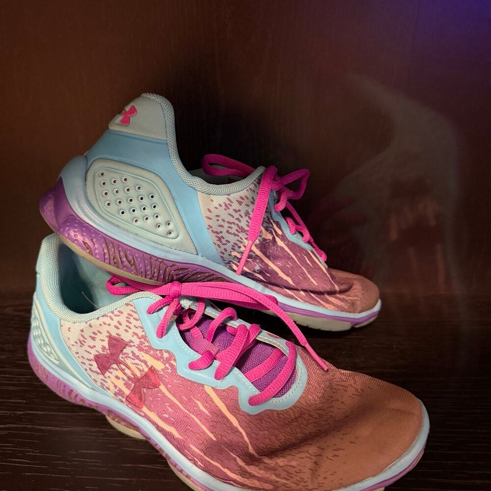 Under Armour Micro G Sting TR Women’s Running Training Shoes Size 9 Pink Purple